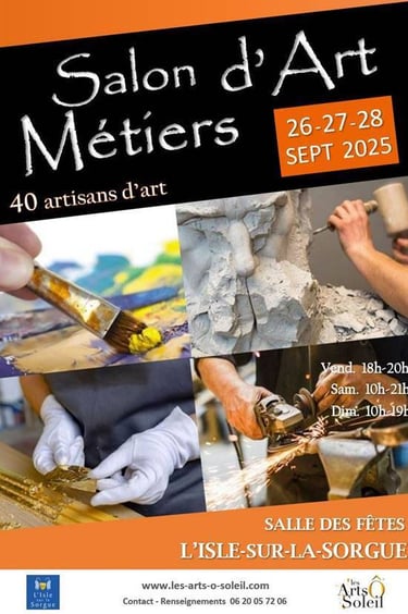 salon des métiers d'art Isle sur la Sorgue