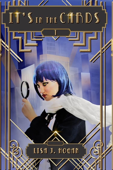 book cover of It's in the Cards by Lisa J Hogan