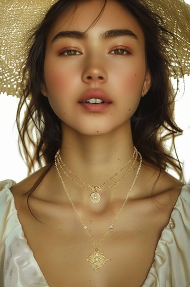 Necklace Layering. Layered Necklace for Women. Gift Idea
