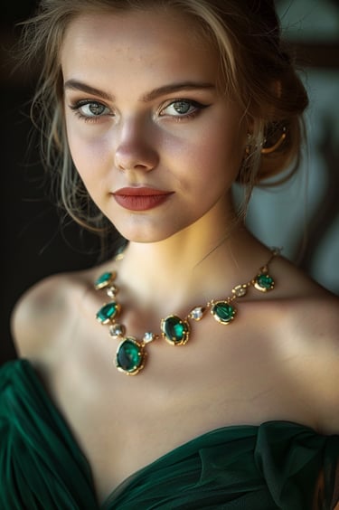 Evening Looks Idea: Classic Elegance Slinky satin in a bold, vibrant emerald green.