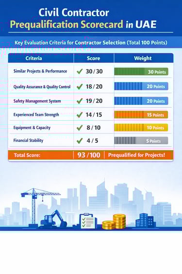 contractor prequalification scorecard in uae