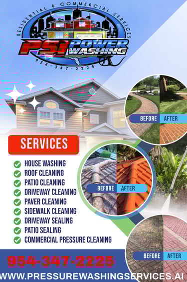 RESIDENTIAL PRESSURE WASHING SERVICES