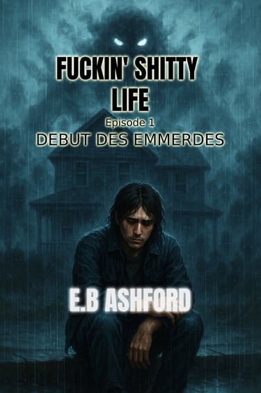 Couverture "Fuckin' shitty life" épisode 1 : "Le début des emmerdes" - E.B. Ashford