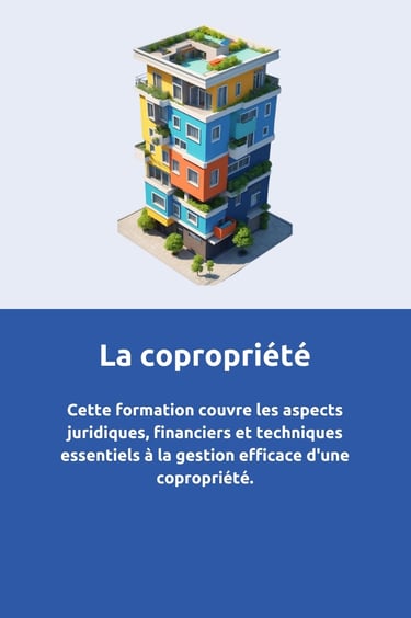 Formation copropriété