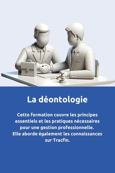 Formation déontologie professionnels de l'immobilier