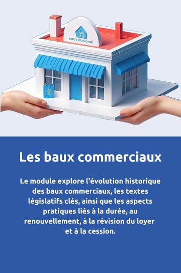 Formation les baux commerciaux