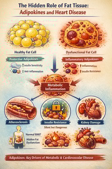 Beyond Body Fat: How Your Adipokines Influence Heart Health and Inflammation