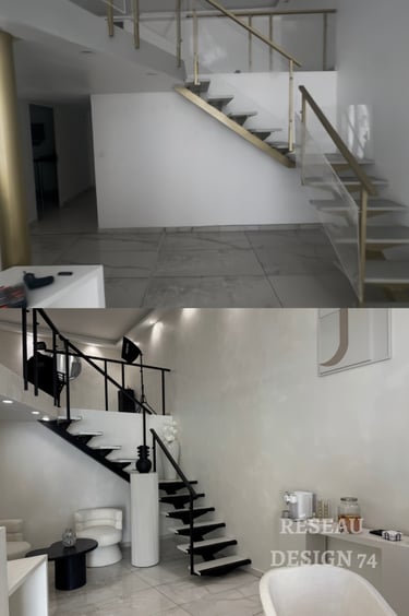 Architecte Saint Julien en genevois salon de coiffure moderne