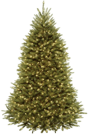 pre lit full size Christmas tree