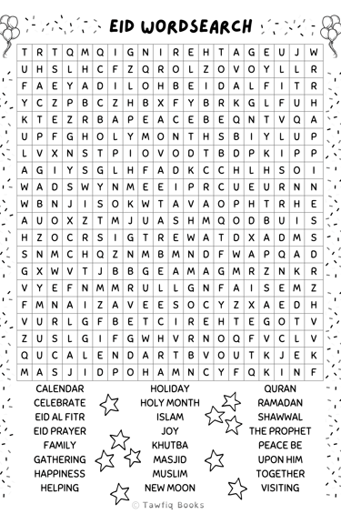 Eid wordsearch