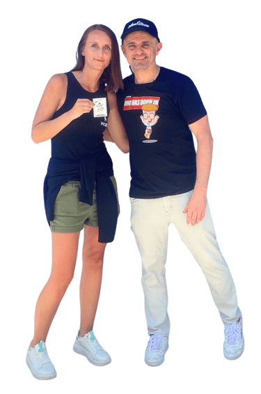 Anne Bagg and Gary Vee at Veecon 2024