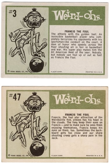 Oddball 1960s Basketball Cards by Fleer