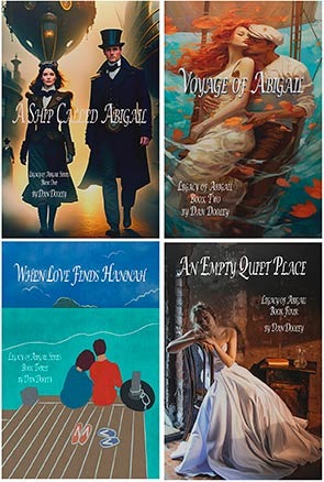 Image of all four Legacy of Abigail book covers.