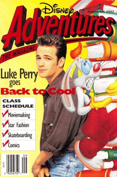 Disney Adventures Magazine Featured a lot of Roger...at First