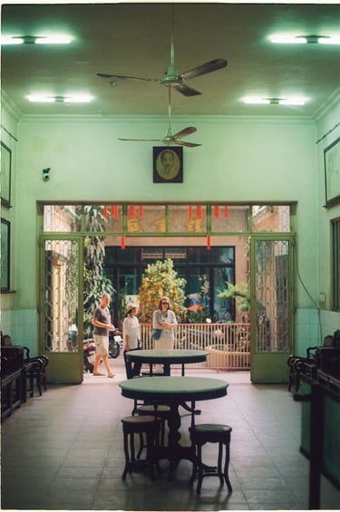 Pagoda interior in Saigon China town