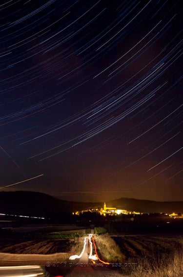 Startrail Peñacerrada (Álava)