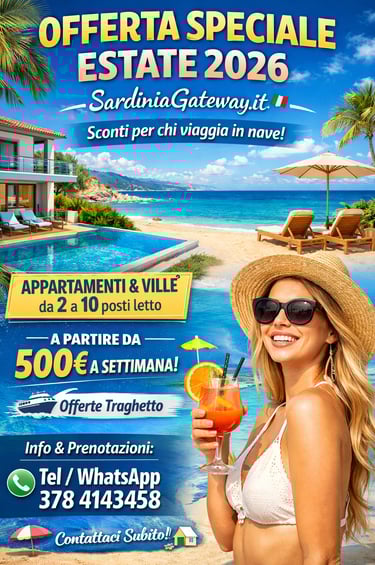 offerte speciali per la Sardegna - sconti nave