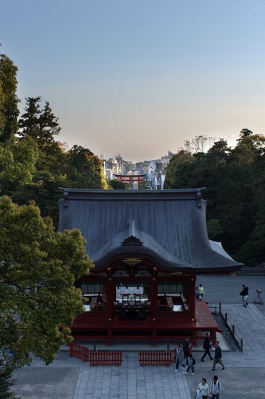 "View to an End" - Tsurugaoka Hachimangu, Kamakura, Japan
