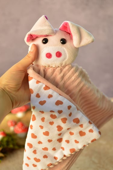 Doudou cochon, un grouin craquant