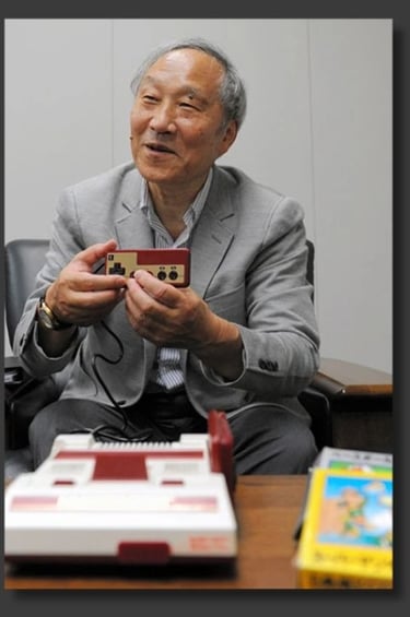 Masayuki Uemura Gerente Geral na Nintendo R&D2, ajudou a criar o Famicom e Super Famicom