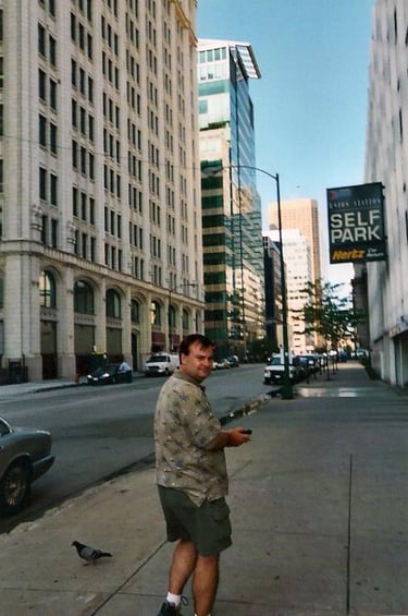 Tim Scott in Chicago, Illinois near Union Station