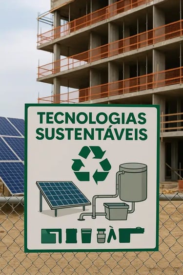 Tecnologias sustentáveis aplicadas na construção civil com foco em ESG ambiental