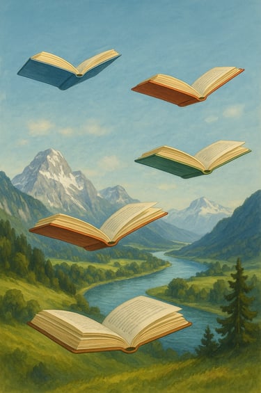 Books do fly von Lika