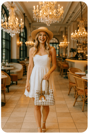 Eco-friendly handmade handwoven bag styled for sustainable fashion lifestyle