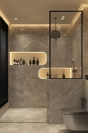 yapı dekorasyon projesinde banyo yenileme