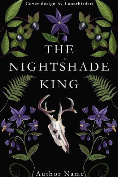 A fantasy book cover design