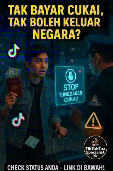 tak bayar cukai tak boleh ke luar negara