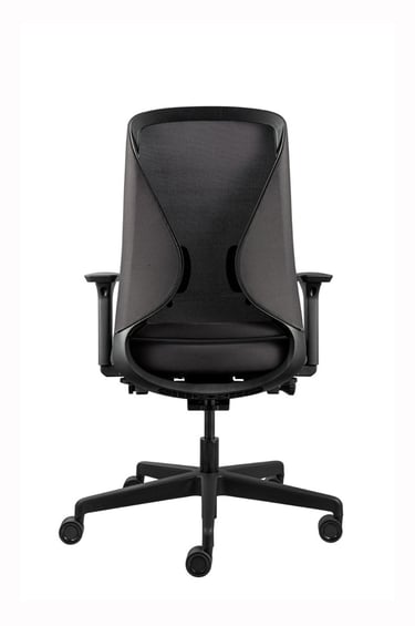 Sensit T150, ergonomic designed, following BIFMA standard, synchron dynamic backrest, armrest adj.