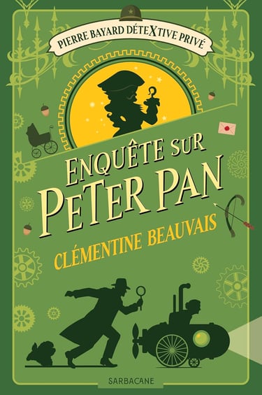 Première de couverture du roman Enquête sur Peter Pan de Clémentine Beauvais
