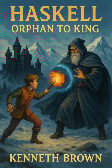 Haskell must learn to use magic and escape the evil clutches of Gadiel in Haskell Orphan to King
