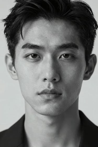 A striking close-up fashion portrait showing ultra-realistic textures and professional studio lighting. The color profile is modern and sleek, blending #98C1D9 highlights with #1A202C depth. The image represents the cutting edge of digital studio photography.