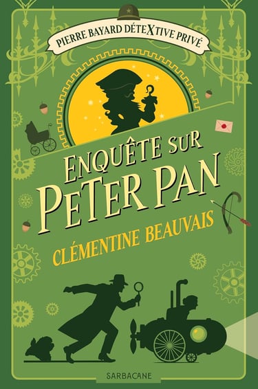 Première de couverture du roman Enquête sur Peter Pan de Clémentine Beauvais