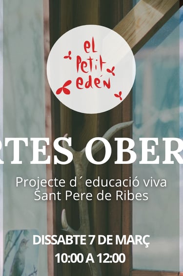 Portes Obertes 2026 - Escuela Bosque, Educació Respectuosa i Viva -  El Petit Edén, Barcelona