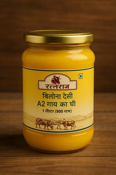 RATNARAJ BILONA A2 DESI COW GHEE
