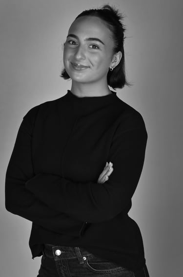 black and white headshot Alice Leary 