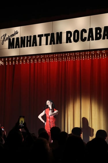 Makeup Artist Ann Gior for Hermès on Caroline Polacheck