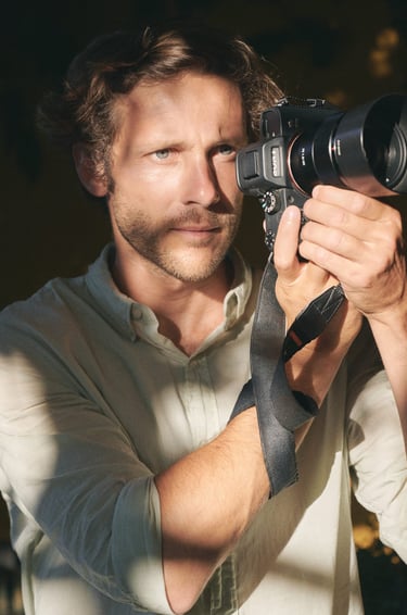 portrait of a wedding photographer