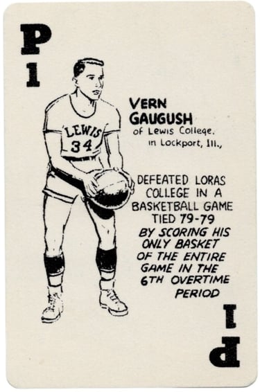 1964 Ripley's Belive it or not! sports Cards Basketball card