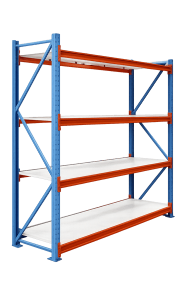 minirack RS-63 metálico 400 kg de capacidad para almacenamiento en bodega y retail