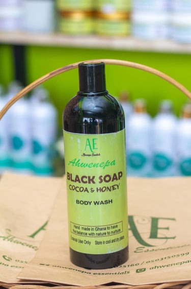 ahwehepa black soap & honey