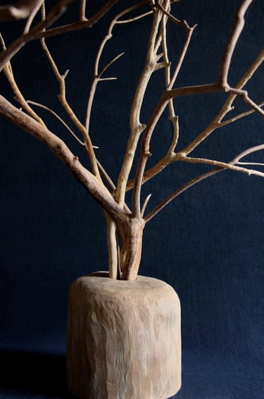 sculpture bois arbre