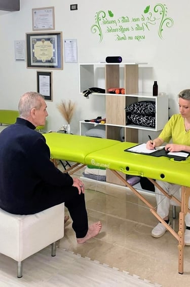 Fisioterapia Ascolto storia clinica e attenzione al cliente