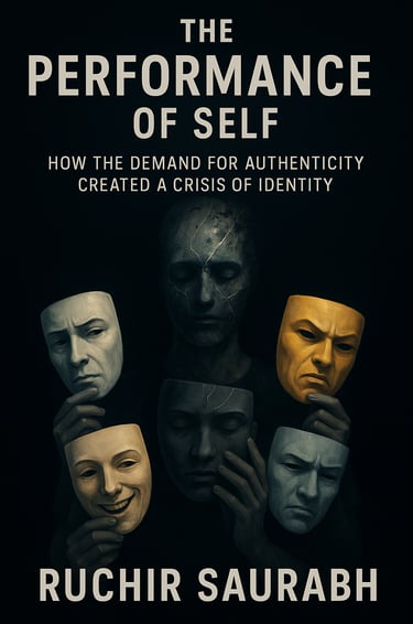 Official book cover for The Performance of Self by Ruchir Saurabh.