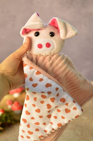 Doudou cochon, un grouin craquant