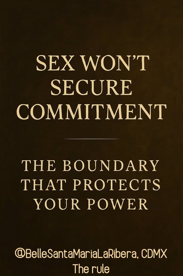 The Boundary That Protects Your Power. El Límite Que Protege Tu Poder. belle.com.mx