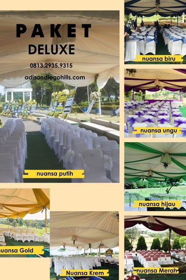 San Diego Hills Memorial Park Paket Tenda Deluxe dengan pilihan warna